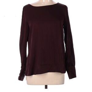 Express size medium deep maroon top